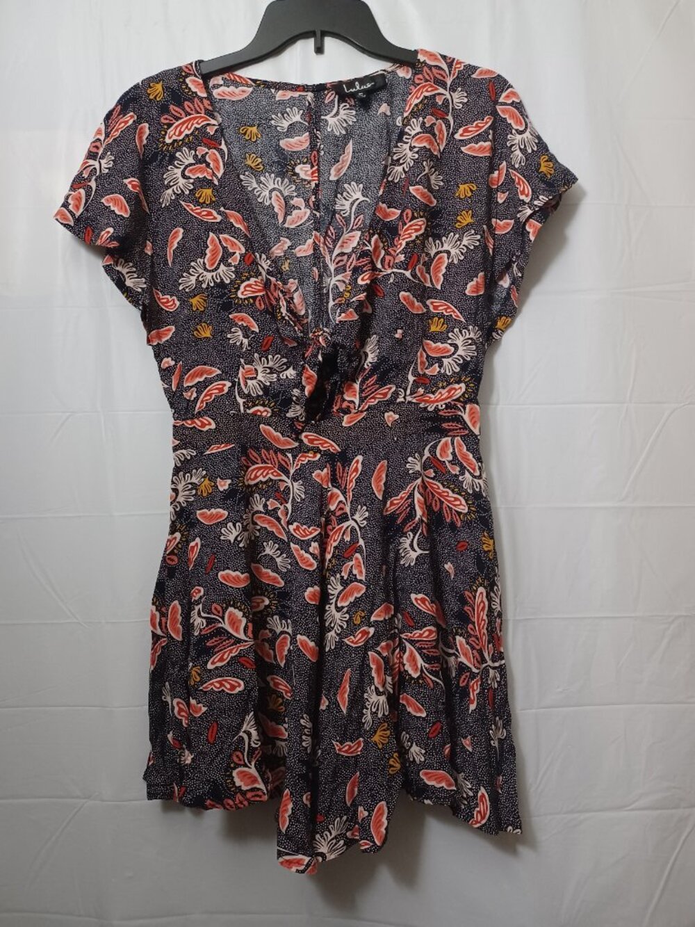 LULUS PAISLEY PRINT ROMPER MULTI COLOR SIZE MEDIUM